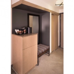 Minibar+ Luggage rack+Full-length mirror+Wardrobe