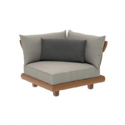 Wooden Corner Sofa