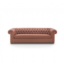 Tufted Leather Sofa